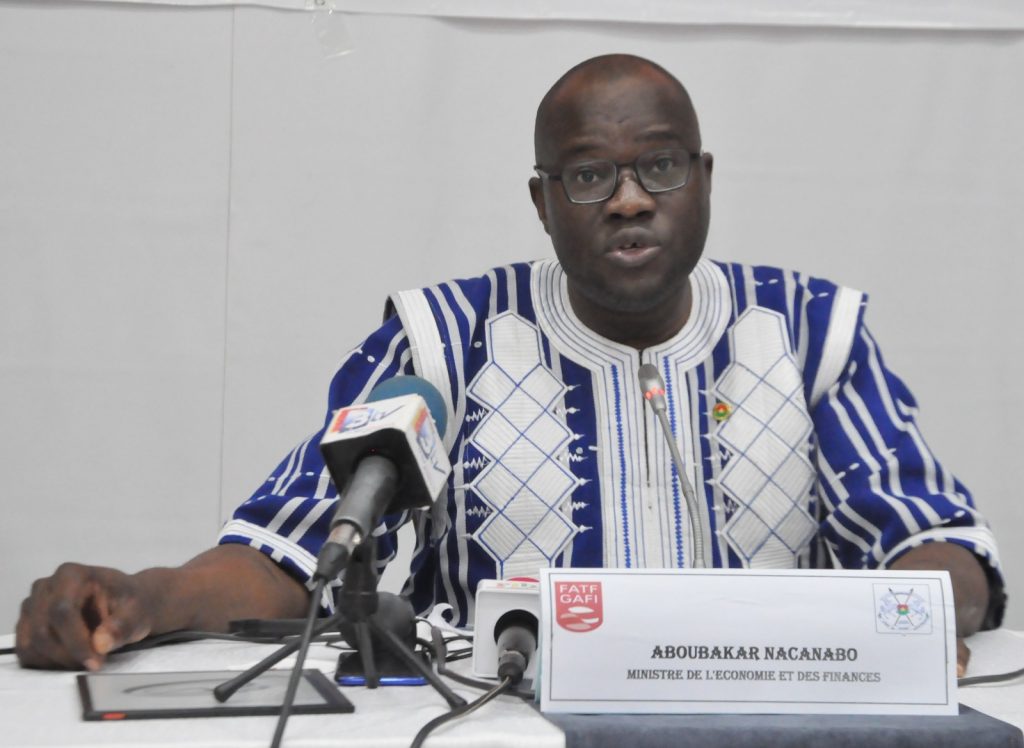 Pour le ministre de l’Economie, le processus de sortie de la liste grise touche à la crédibilité du Burkina. (Ph. Yvan Sama)