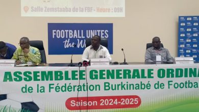 Le Président de la Fédération nigérienne de football (2e à partir de la gauche) a assisté aux travaux de l’Assemblée générale