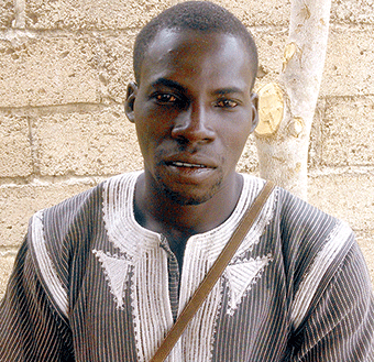 Souleymane Ilboudo, coordonnateur du programme à Boromo : «Nous recevons beaucoup de demandes et c’est chacun son tour.» (Ph.: A.T)