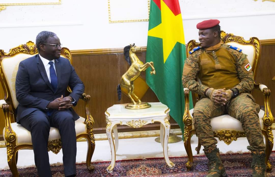 Uemoa: the president of the commission received by Ibrahim Traoré