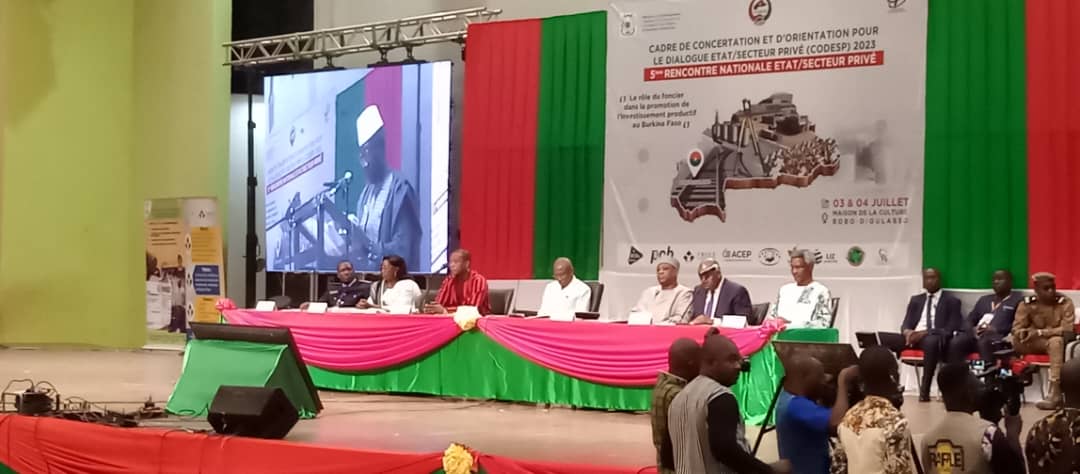 Private sector/State dialogue: 48 hours of discussions in Bobo-Dioulasso